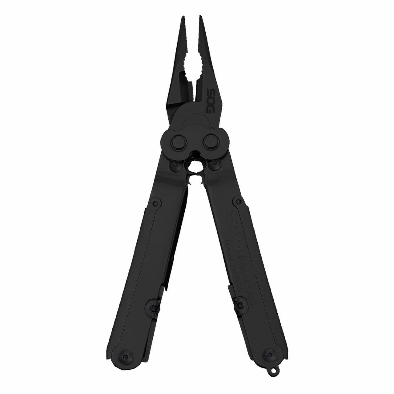 SOG Powerlock Scissors Black Multi-Tool with Nylon Pouch Picture of Sog Specialty Knives Inc. POWERLOCK EOD - SCISSORS - BLACK OXIDE - NYLON SHEATH