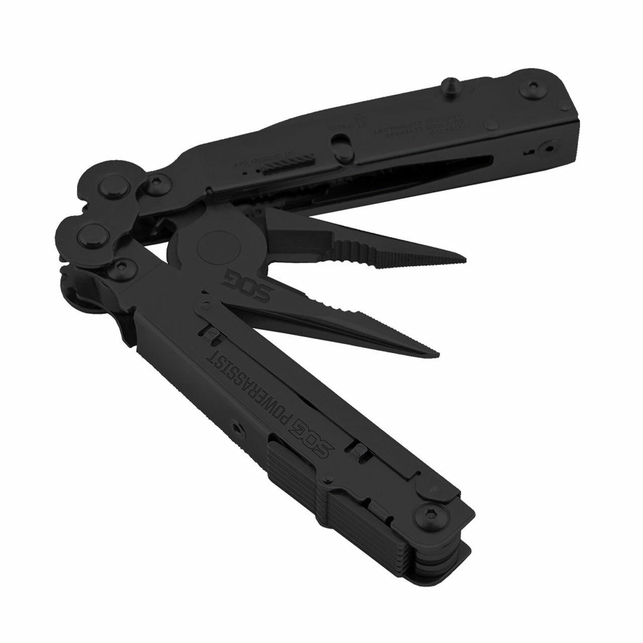 SOG Powerassist Black Multi Tool Nylon Sheath Picture of Sog Specialty Knives Inc. POWERASSIST - BLACK OXIDE - NYLON SHEATH
