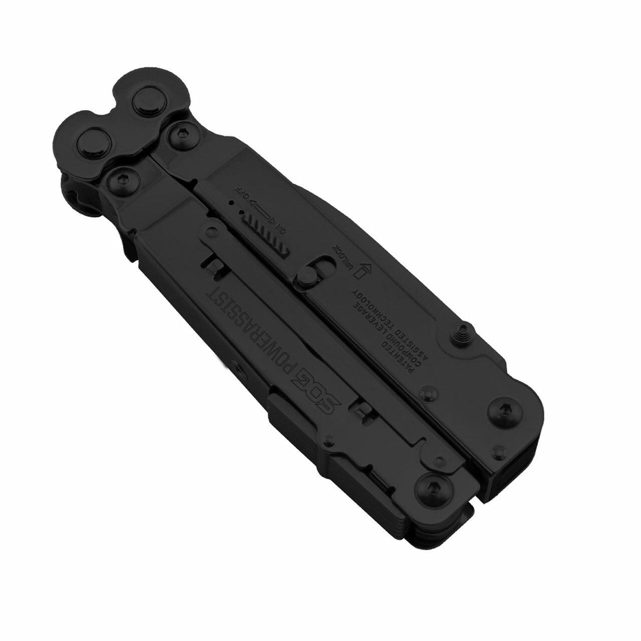 SOG Powerassist Black Multi Tool Nylon Sheath Picture of Sog Specialty Knives Inc. POWERASSIST - BLACK OXIDE - NYLON SHEATH