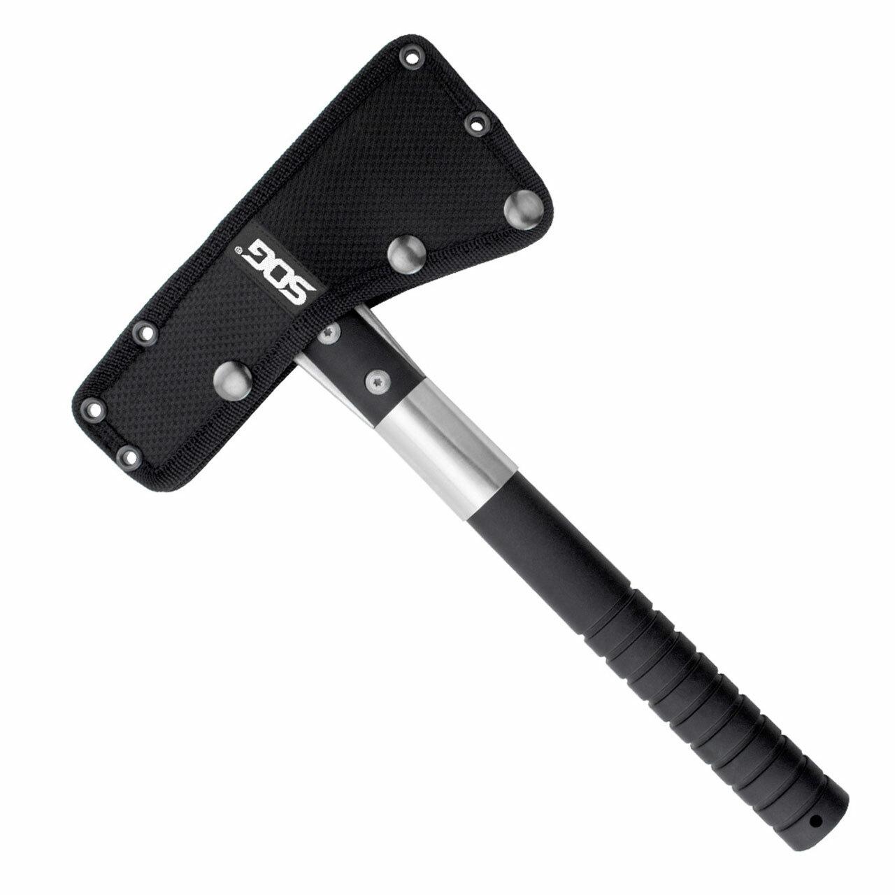 SOG Fasthawk Polished Axe Black and Silver Picture of Sog Specialty Knives Inc. FASTHAWK - POLISHED