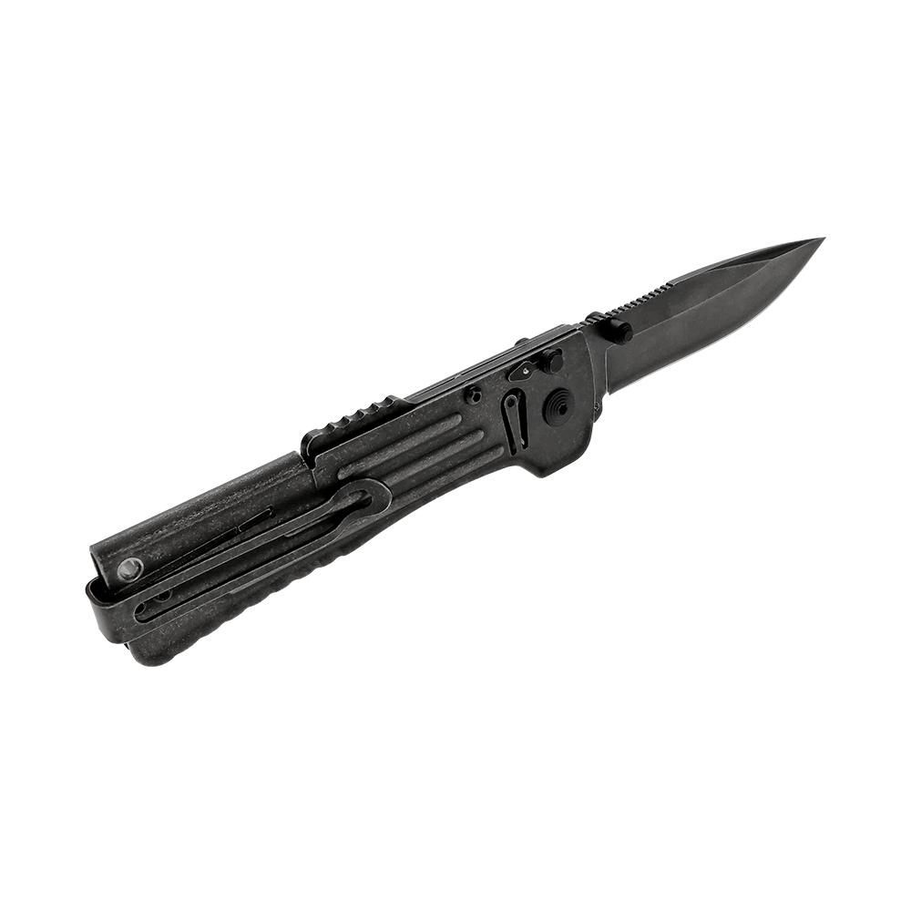 SOG Knives Slim Jim 2.0 Assisted Folding Knife 3-1/5 Clip Point Blade Black Clam Pack Picture of Sog Specialty Knives Inc. SOG SLIM JIM 2.0 3.18'' BLADE CLAM PACK BLACK STONEWASH