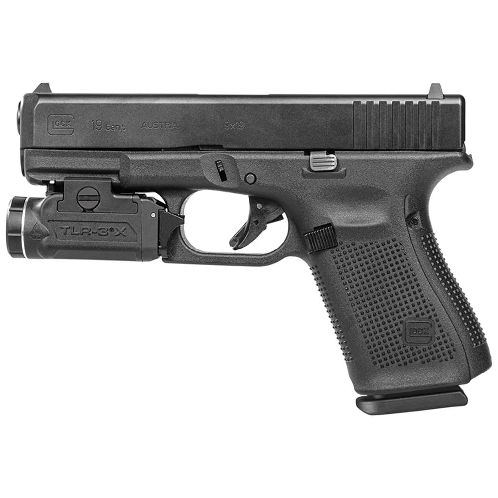 Streamlight TLR-3 X Handgun Light for 1913 SL-B9 500 Lumens Black Picture of Streamlight TLR-3X USB (1913)Blk Inc SL-B9 Batt Pck