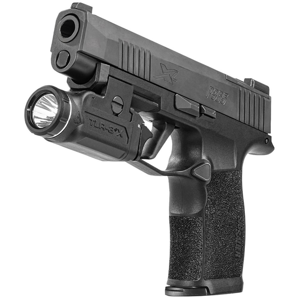 Streamlight TLR-3 X Handgun Light for Sig P365 CR123A 500 Lumens Black Picture of Streamlight TLR-3X (SIG SAUER P365/XL closed rail systems) Blk