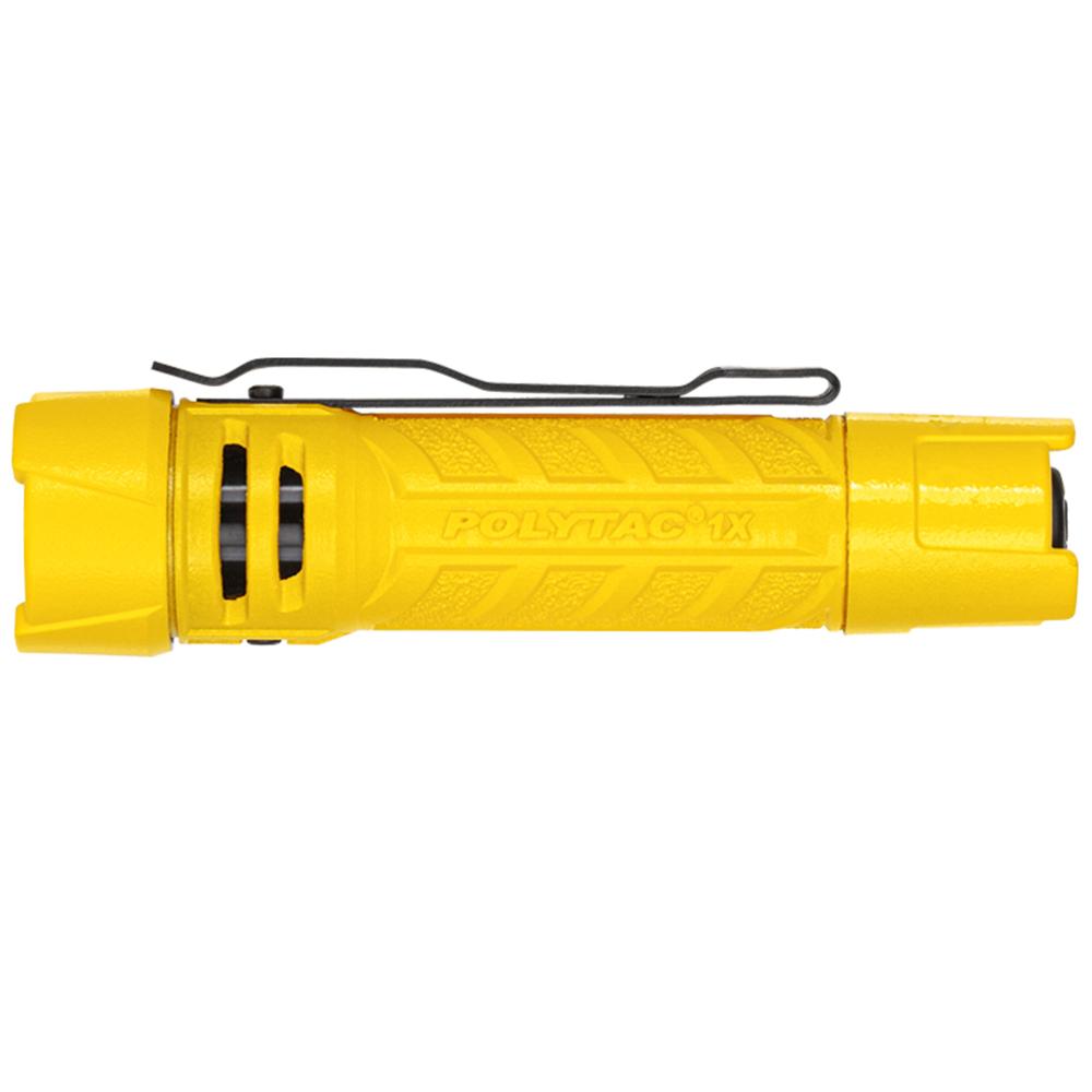 Streamlight PolyTac 1X Flashlight 350 Lumens SL-B9 Yellow Picture of Streamlight PolyTac 1X USB Ylw Inclds SL-B9 Batt Pck