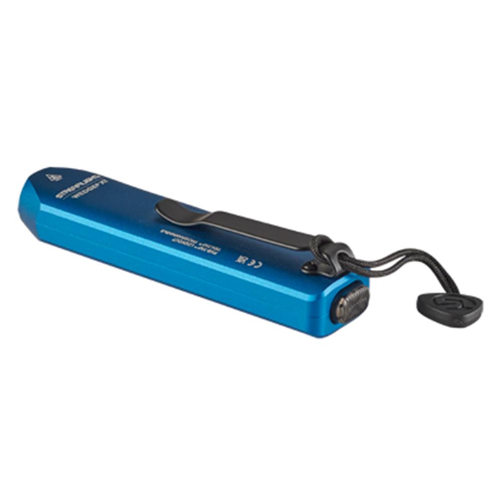 Streamlight COPS Wedge XT Everyday Carry Flashlight 500 Lumen Blue Picture of Streamlight Streamlight Wedge XT w/USB-C cord and pocket lanyard - Blue (C.O.P.S)