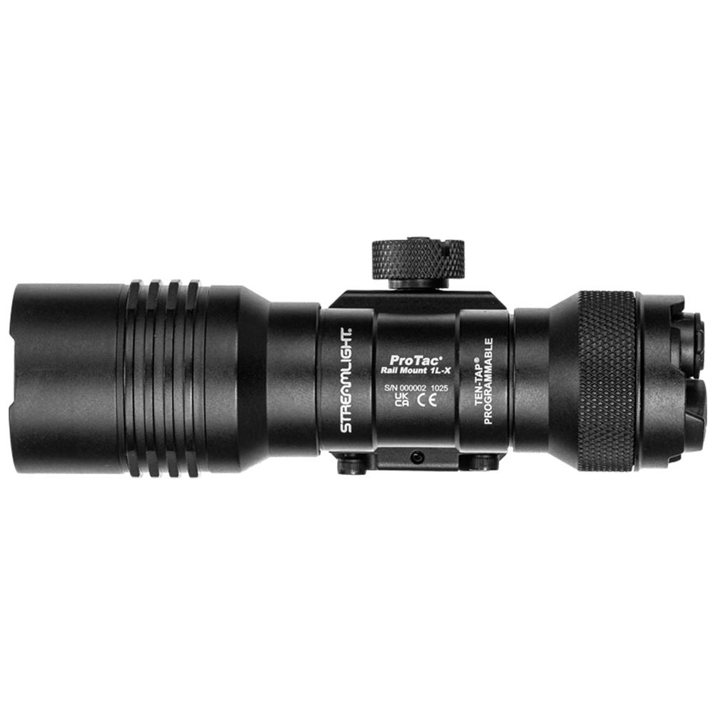Streamlight Protac Rail Mount 1L-X Pro Handgun Weapon Light CR123A 500 Lumens Black Picture of Streamlight ProTac Rail Mount 1L-X Pro Blk Inc CR123A