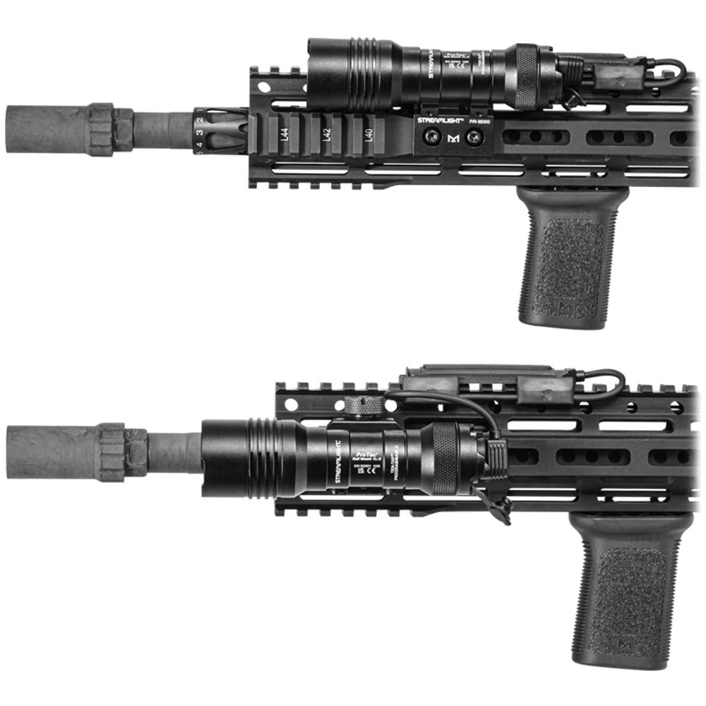 Streamlight Protac Rail Mount 1L-X Pro Handgun Weapon Light CR123A 500 Lumens Black Picture of Streamlight ProTac Rail Mount 1L-X Pro Blk Inc CR123A