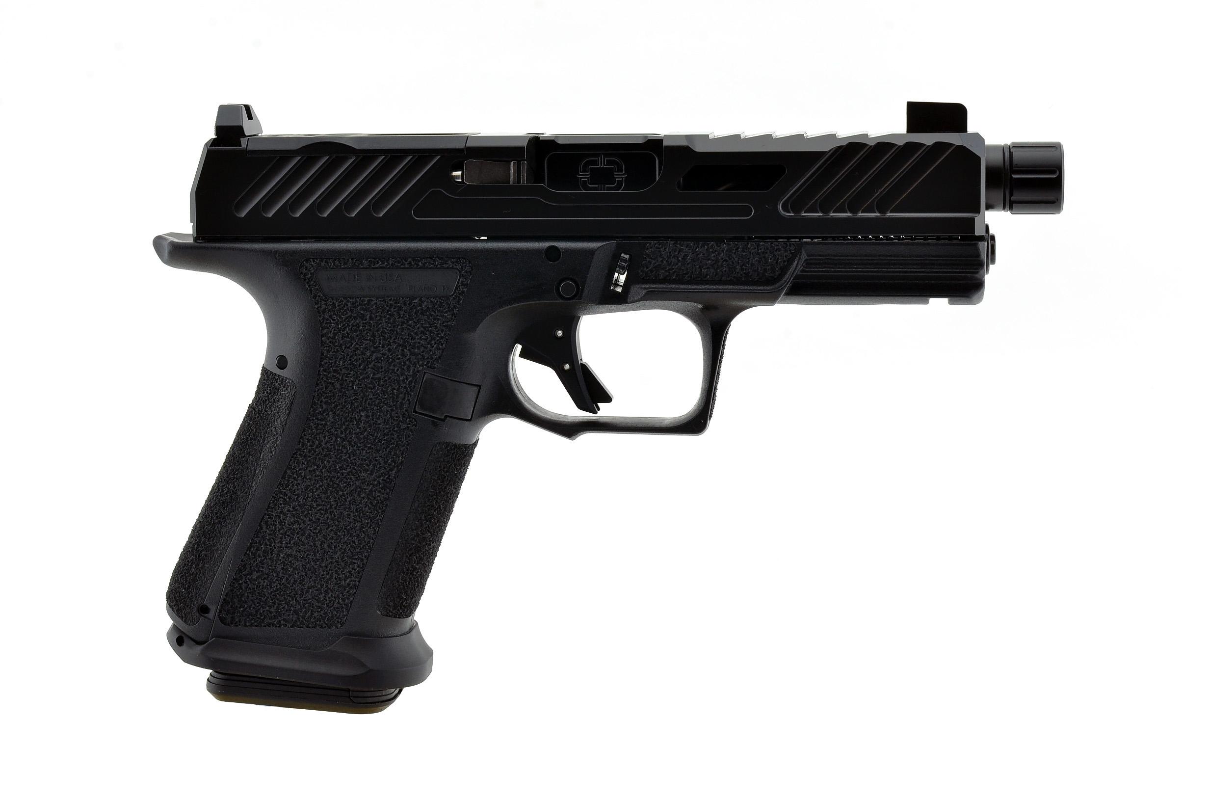 Shadow Systems Optics Ready MR920 Handgun 9mm Luger 15rd Magazine 4" Threaded Black Barrel Black Elite Slide