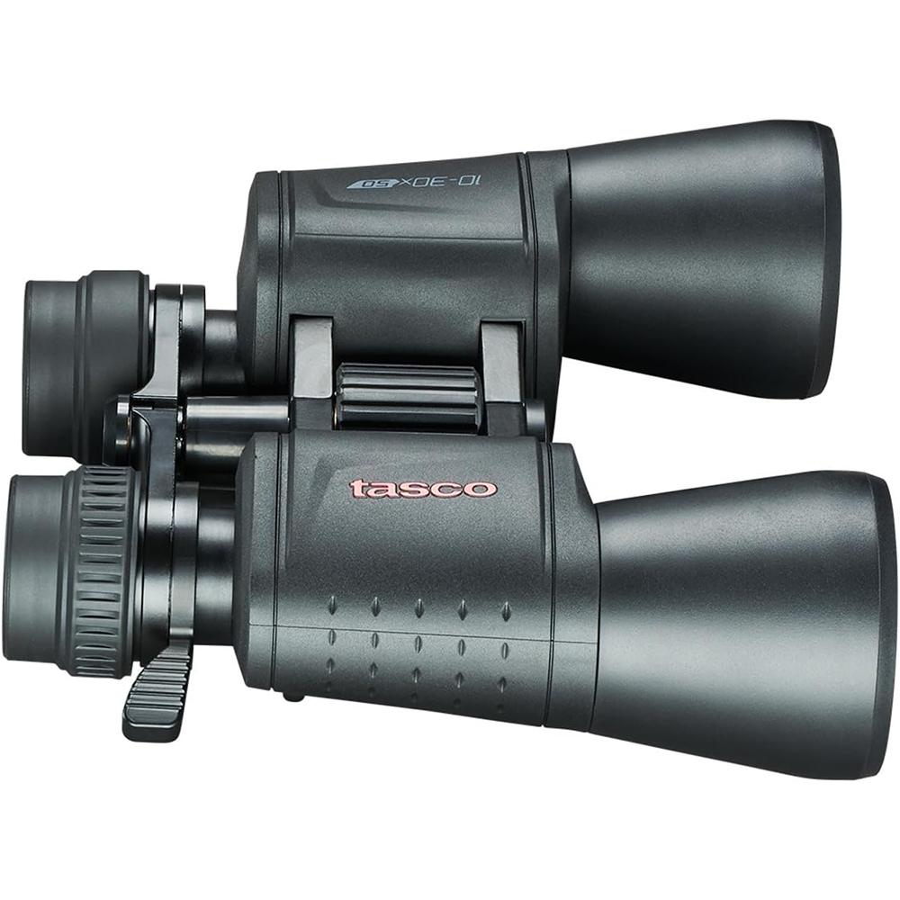 Tasco Essentials Binoculars 10-30x50mm Porro Prism Black Picture of Tasco TASCO 10-30x50 Black Porro MC Zoom Box 6L