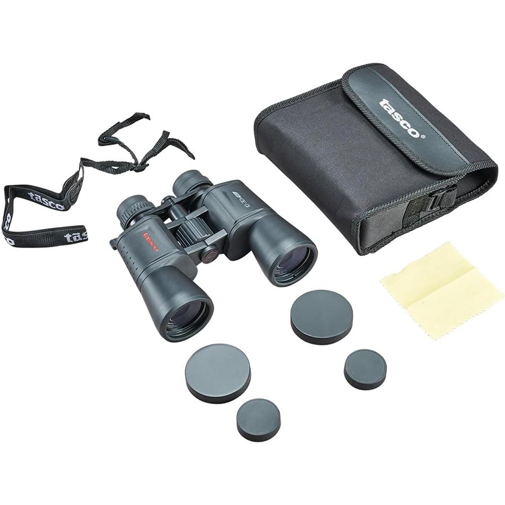 Tasco Essentials Binoculars 10-30x50mm Porro Prism Black Picture of Tasco TASCO 10-30x50 Black Porro MC Zoom Box 6L