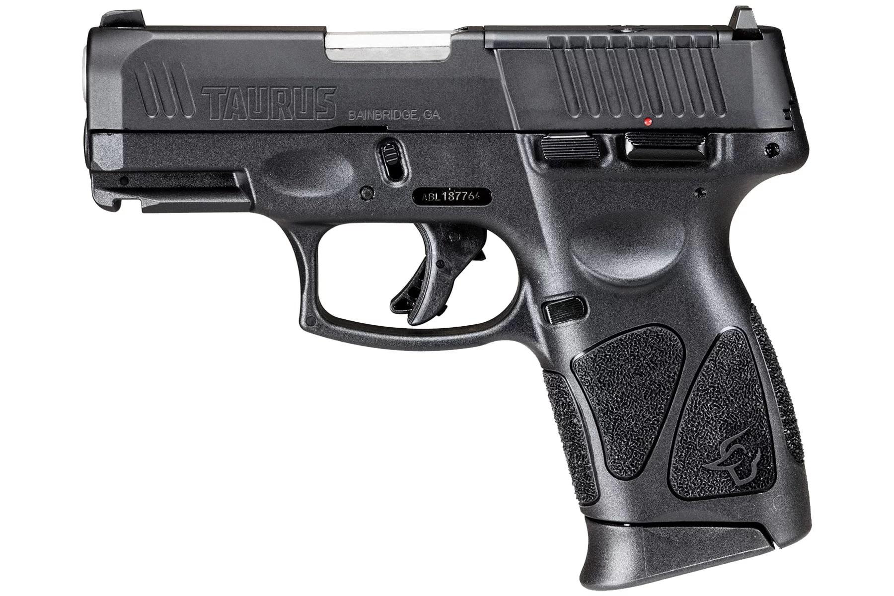 Taurus Mass Compliant G3C T.O.R.O. Handgun 9mm Luger 10rd Magazines 3.2" Barrel Optic Ready Black Finish Picture of Taurus International Inc. MassComp G3C 9MM BK/BK 3.26'' 3x10 TORO