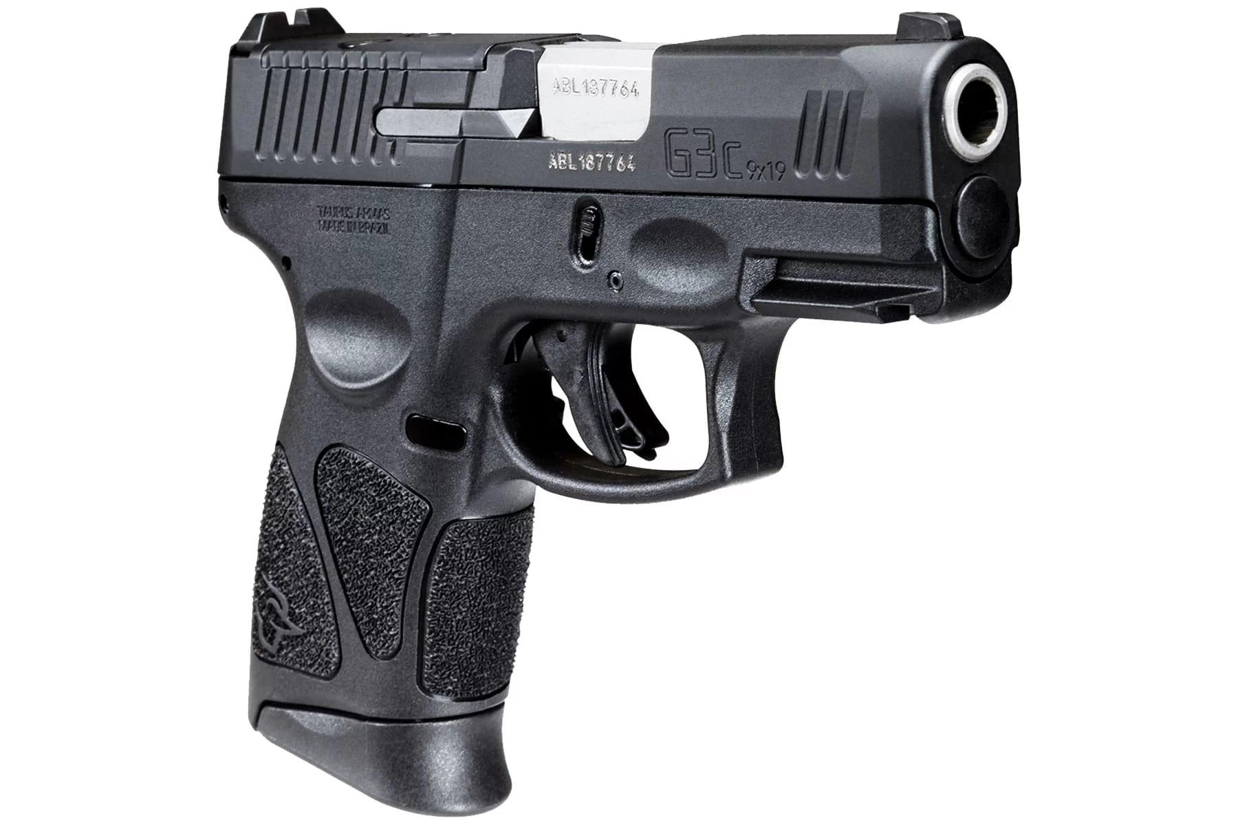Taurus Mass Compliant G3C T.O.R.O. Handgun 9mm Luger 10rd Magazines 3.2" Barrel Optic Ready Black Finish Picture of Taurus International Inc. MassComp G3C 9MM BK/BK 3.26'' 3x10 TORO