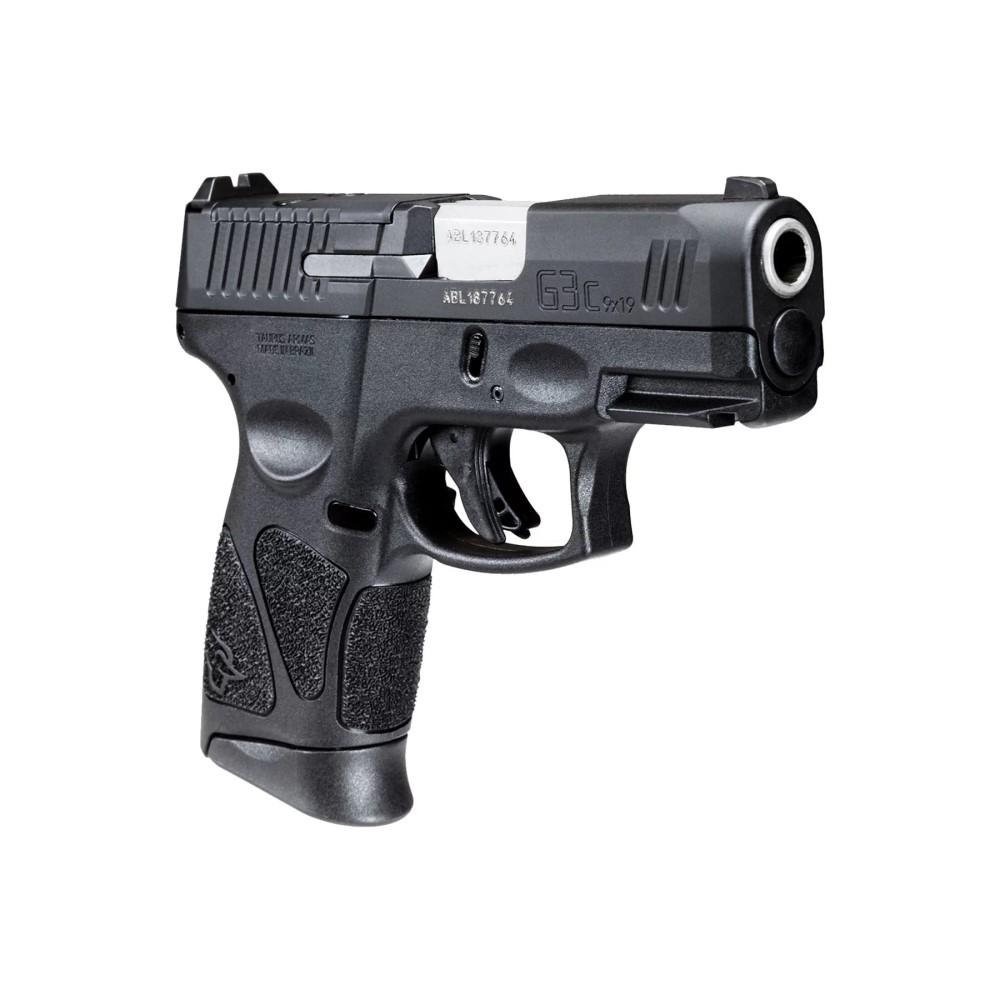 Taurus G3C T.O.R.O. Handgun 9mm Luger 10rd Magazines 3.2" Barrel Optic Ready Black Finish Picture of Taurus International Inc. G3C 9MM BLACK/BLACK 3.26" 3x10 OPTIC READY