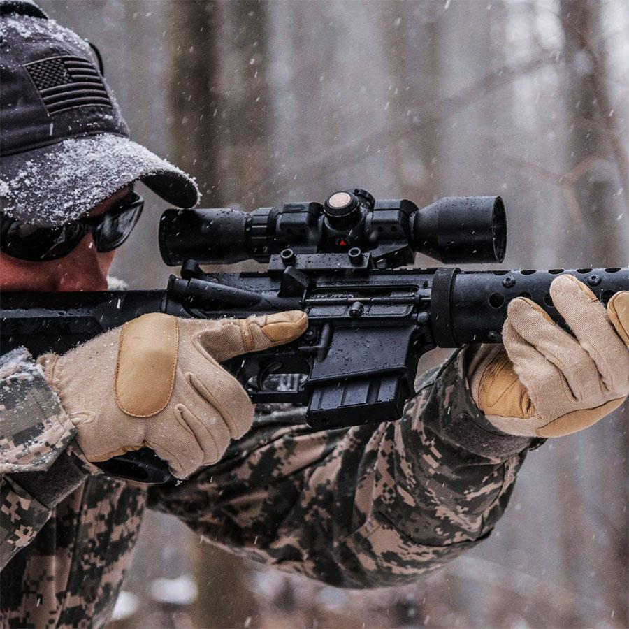 Truglo Tru-Brite 30 SeriesTactical Rifle Scope 1-6x24mm 30mm SFP IR Power Ring Duplex Mil-Dot Illum Black Picture of TRUGLO SCP TAC 1-6X24 30MM IR SPC 1PC