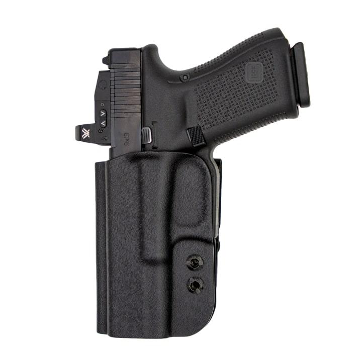 Versacarry Obsidian Essential IWB Holster for Springfield Hellcat Black Ambi Picture of Versacarry By Sitzco Llc. OBSIDIAN ESSENTIAL HOLSTER - IWB - POLYMER - SIZE SPRINGFIELD HELLCAT