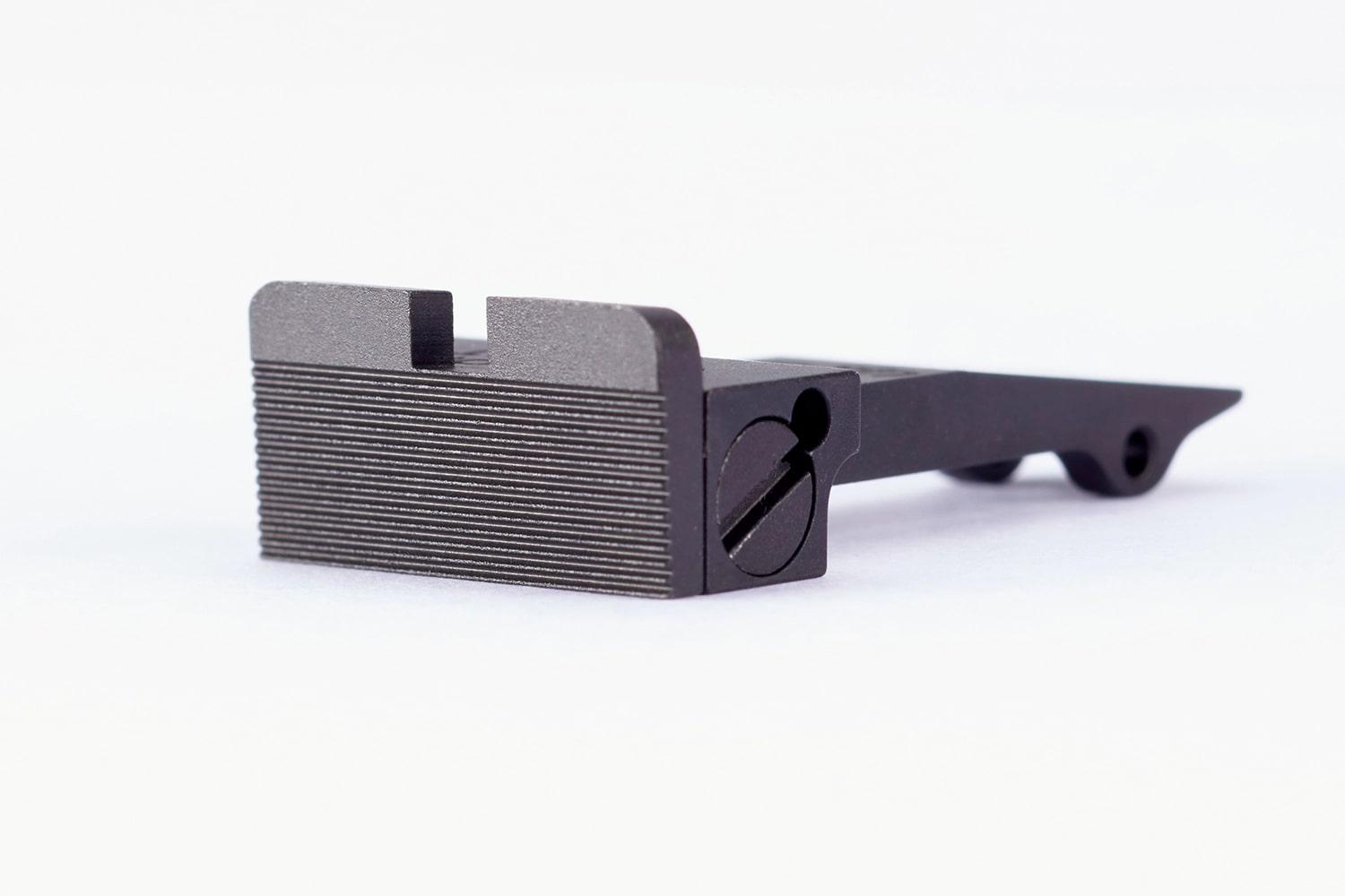 Wilson Combat Rear Sight for Colt 2020 Python/Anaconda Adjustable Serrated Blade Black with Square Notch Picture of Wilson Combat Colt Python/Anaconda Rear BattleAdjust Serrated Blade Square Notch Blk