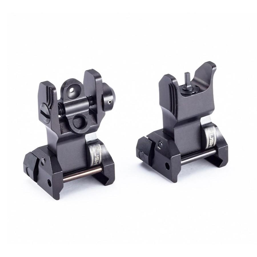 Wilson Combat AR Platform Sight Set Manual Deploy Picatinny Rail Mount Picture of Wilson Combat Sight Set AR15/M16 Back Up Rail Mount