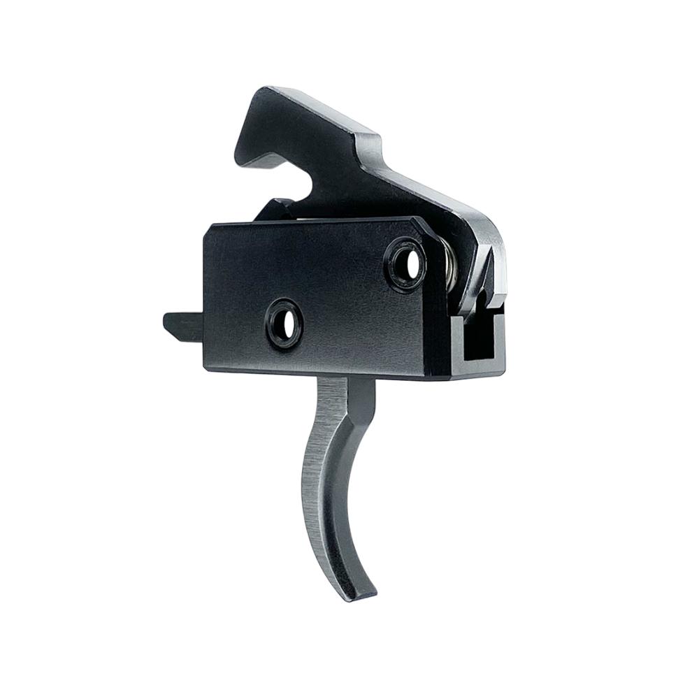 Rise Armament LE145 Single Stage AR Rifle Trigger 4.5 lb Curved Black Picture of Rise Armament Rise LE145 Tactical AR Trigger with Anti-Walk Pins