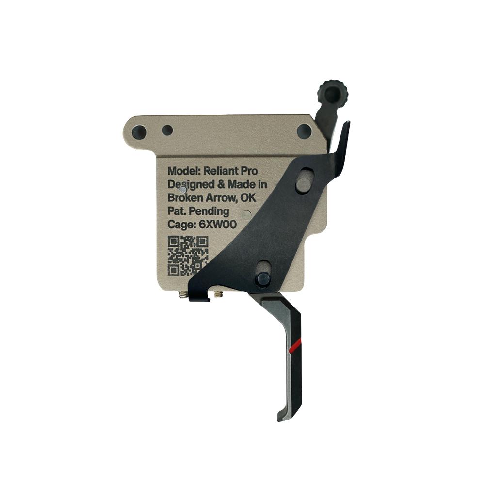 Rise Armament Reliant Pro Rem 700 Rifle Trigger Flat Black Picture of Rise Armament Rise Reliant Pro Rem 700 & Clone Drop-in Flat Trigger