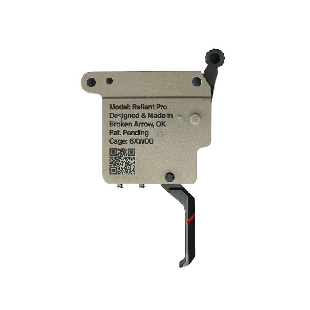 Rise Armament Reliant Pro Rem 700 Rifle Trigger Flat Black Picture of Rise Armament Rise Reliant Pro Rem 700 & Clone Drop-in Flat Trigger