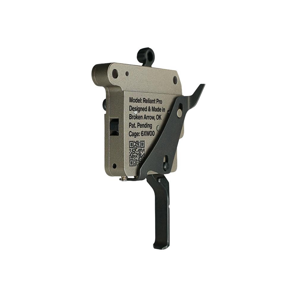 Rise Armament Reliant Pro Rem 700 Rifle Trigger Flat Black Picture of Rise Armament Rise Reliant Pro Rem 700 & Clone Drop-in Flat Trigger