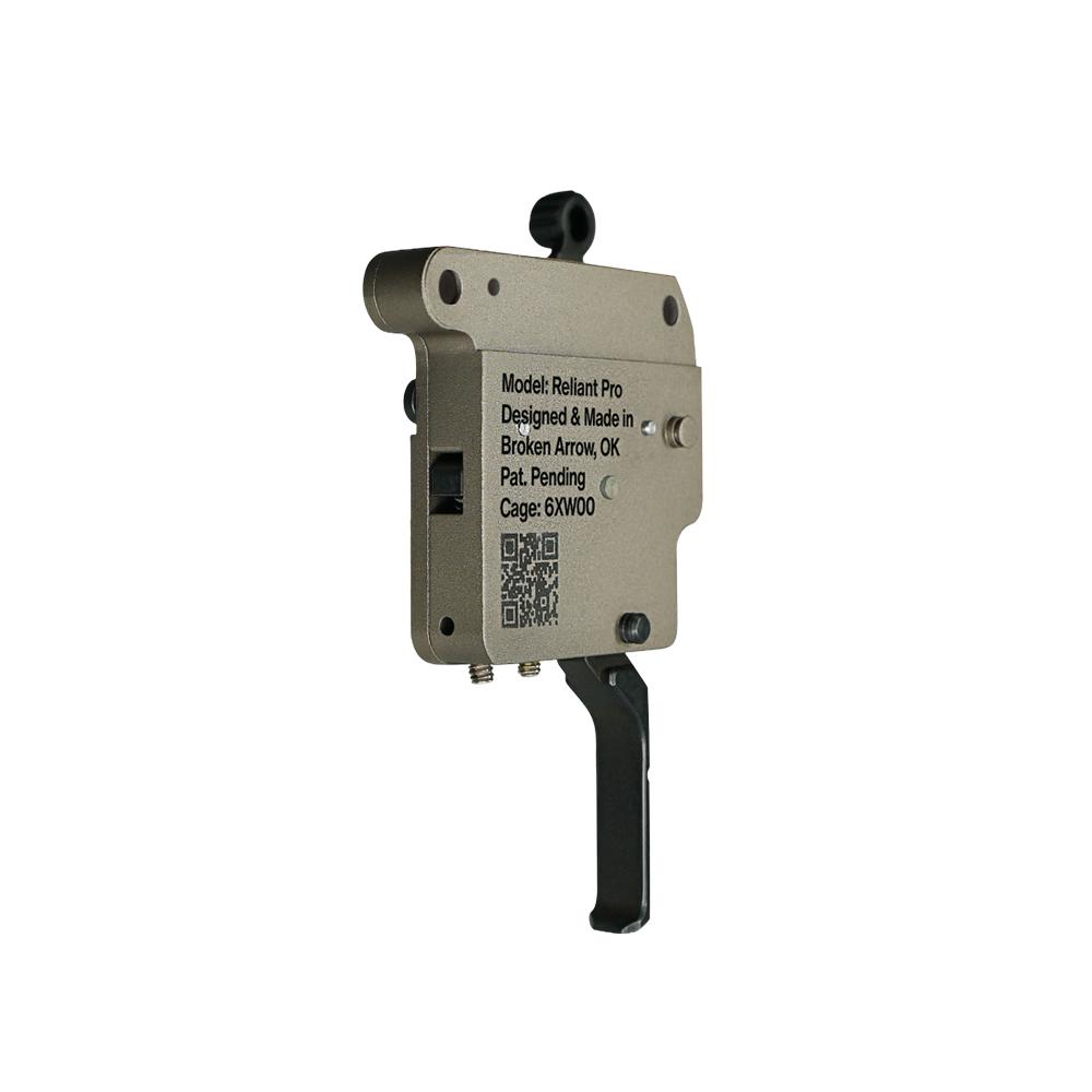 Rise Armament Reliant Pro Rem 700 Rifle Trigger Flat Black Picture of Rise Armament Rise Reliant Pro Rem 700 & Clone Drop-in Flat Trigger