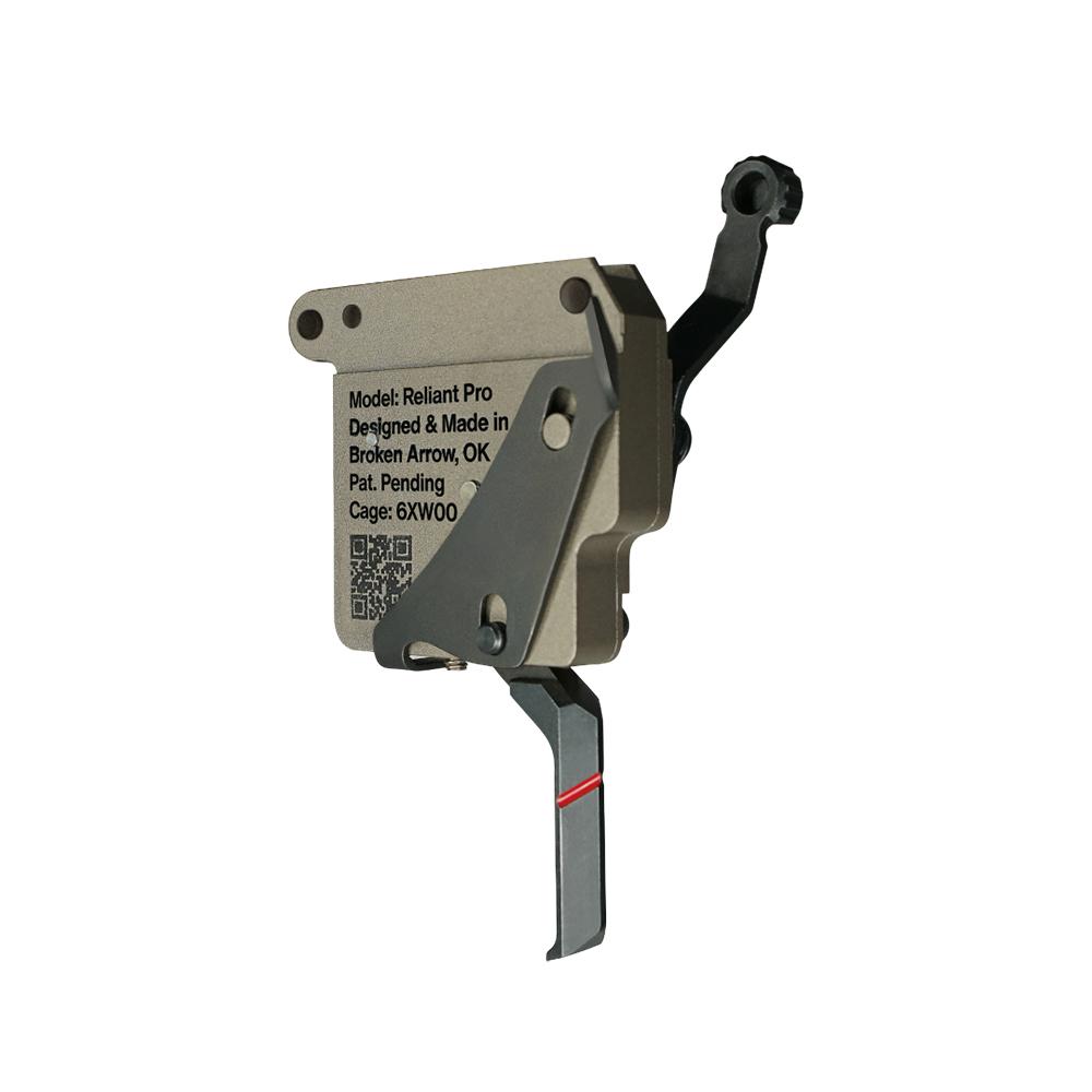 Rise Armament Reliant Pro Rem 700 Rifle Trigger Flat Black Picture of Rise Armament Rise Reliant Pro Rem 700 & Clone Drop-in Flat Trigger