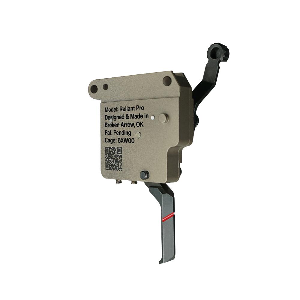 Rise Armament Reliant Pro Rem 700 Rifle Trigger Flat Black Picture of Rise Armament Rise Reliant Pro Rem 700 & Clone Drop-in Flat Trigger