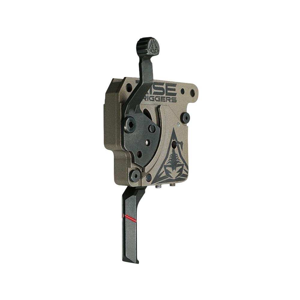 Rise Armament Reliant Pro Rem 700 Rifle Trigger Flat Black Picture of Rise Armament Rise Reliant Pro Rem 700 & Clone Drop-in Flat Trigger