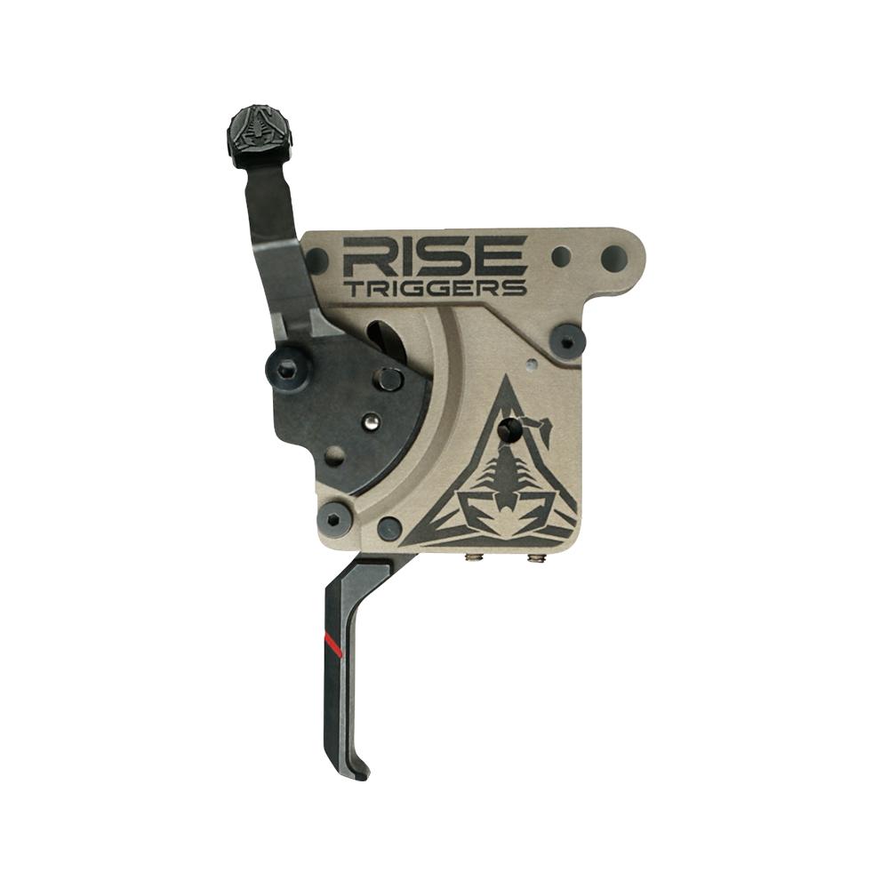 Rise Armament Reliant Pro Rem 700 Rifle Trigger Flat Black Picture of Rise Armament Rise Reliant Pro Rem 700 & Clone Drop-in Flat Trigger