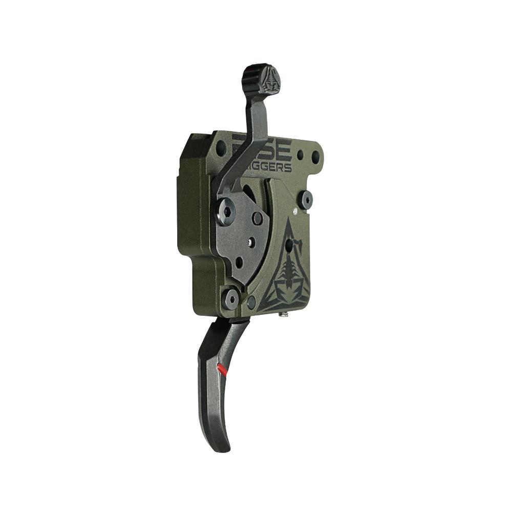 Rise Armament Reliant Hunter Rem 700 Rifle Trigger Curved Black Picture of Rise Armament Rise Reliant Hunter Rem 700 & Clone Drop-in Trigger