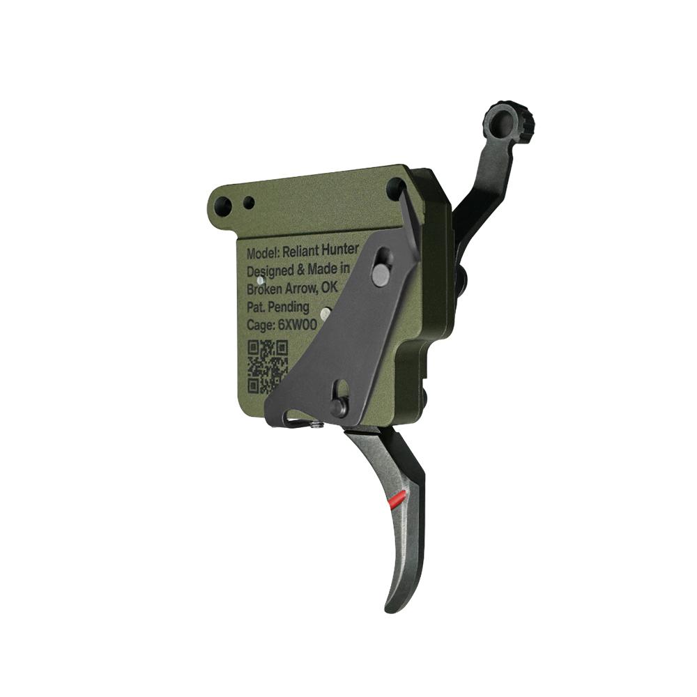 Rise Armament Reliant Hunter Rem 700 Rifle Trigger Curved Black Picture of Rise Armament Rise Reliant Hunter Rem 700 & Clone Drop-in Trigger