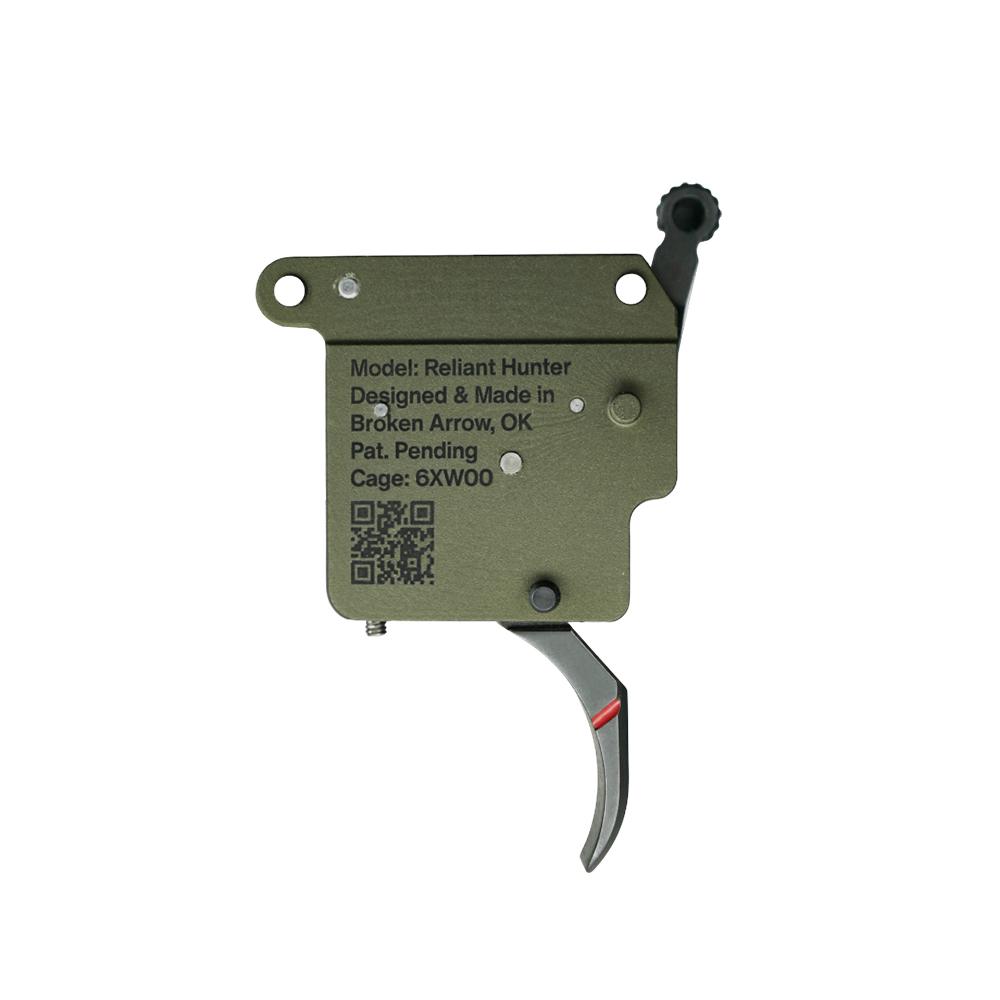 Rise Armament Reliant Hunter Rem 700 Rifle Trigger Curved Black Picture of Rise Armament Rise Reliant Hunter Rem 700 & Clone Drop-in Trigger