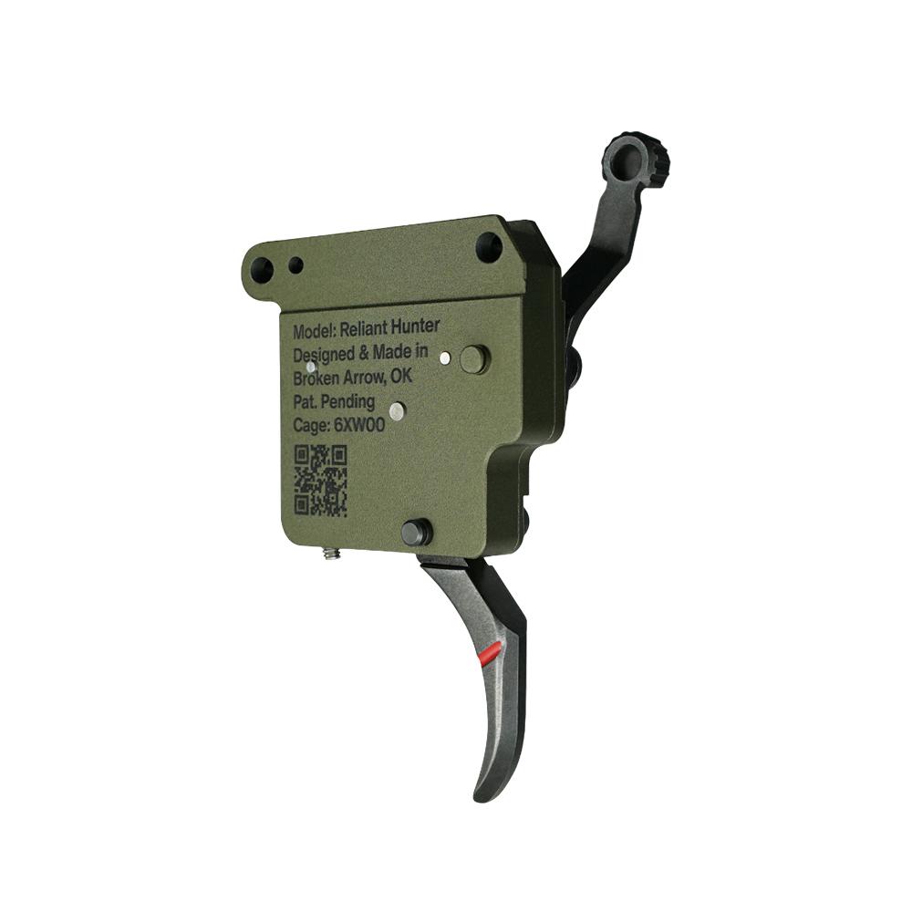 Rise Armament Reliant Hunter Rem 700 Rifle Trigger Curved Black Picture of Rise Armament Rise Reliant Hunter Rem 700 & Clone Drop-in Trigger