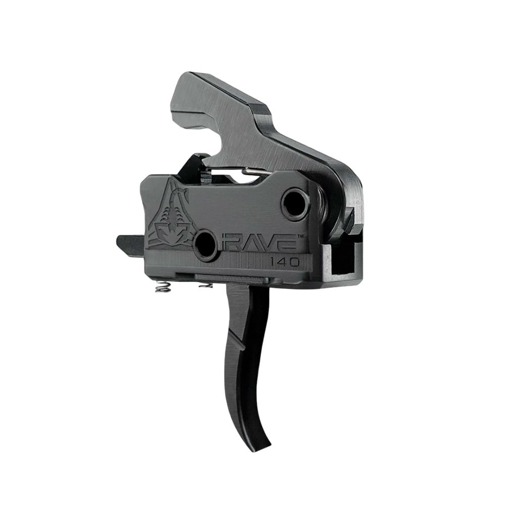 Rise Armament Rave 140 Single Stage AR Rifle Trigger 3.5 lb Curved Black