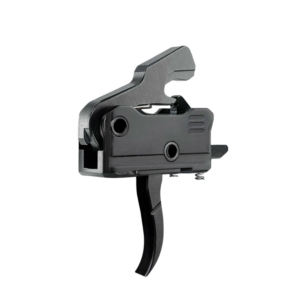 Rise Armament Rave 140 Single Stage AR Rifle Trigger 3.5 lb Curved Black Picture of Rise Armament Rise Rave 140 AR Trigger with Anti-Walk Pins