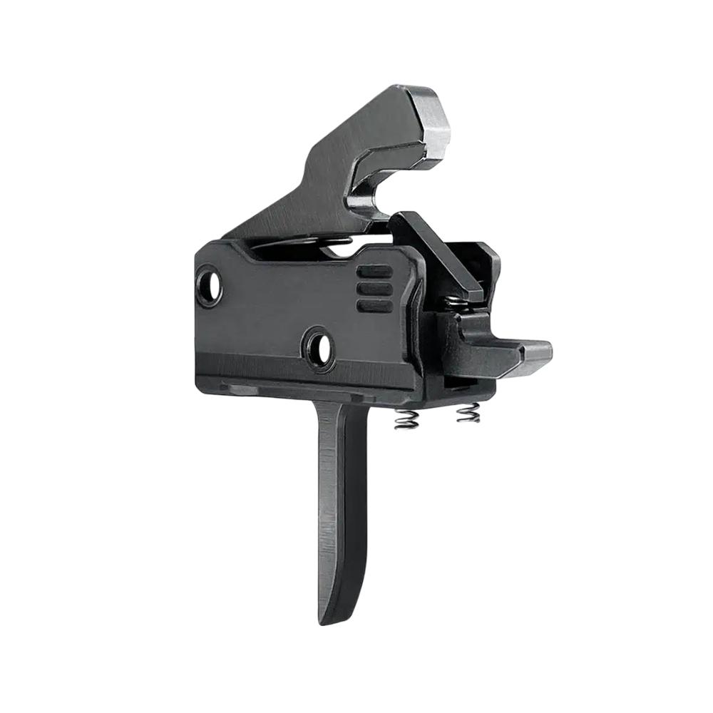 Rise Armament Rave 140 Single Stage AR Rifle Trigger 3.5 lb Flat Black Picture of Rise Armament Rise Rave 140 AR Flat Trigger with Anti-Walk Pins