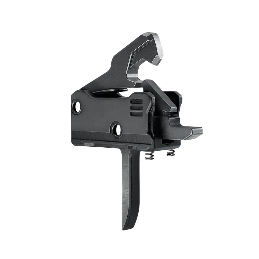 Rise Armament Rave PCC Single Stage Rifle Trigger 3.5 lb Flat Black Picture of Rise Armament Rise Rave PCC AR Flat Trigger with Anti-Walk Pins