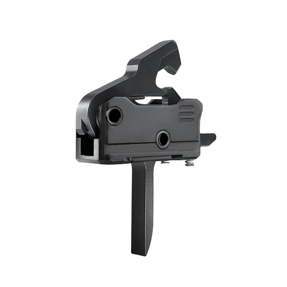 Rise Armament Rave PCC Single Stage Rifle Trigger 3.5 lb Flat Black Picture of Rise Armament Rise Rave PCC AR Flat Trigger with Anti-Walk Pins