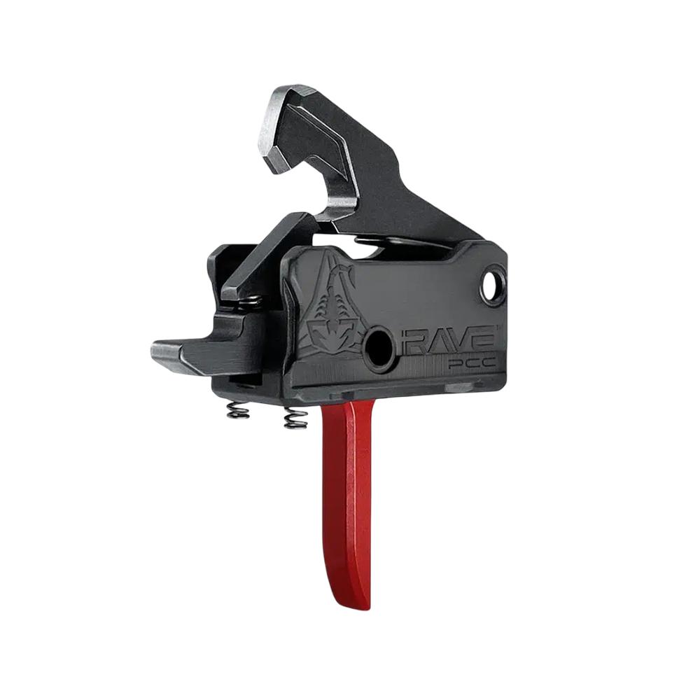 Rise Armament Rave PCC Single Stage Rifle Trigger 3.5 lb Flat Red