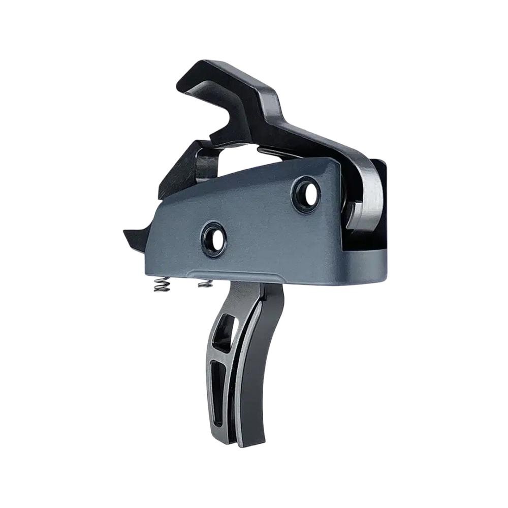Rise Armament ICONIC Independent Two-Stage AR Rifle Trigger 1-2 lb Curved Black Picture of Rise Armament Rise Iconic by RISE Independent Two-Stage AR Trigger with Anti-Walk Pins