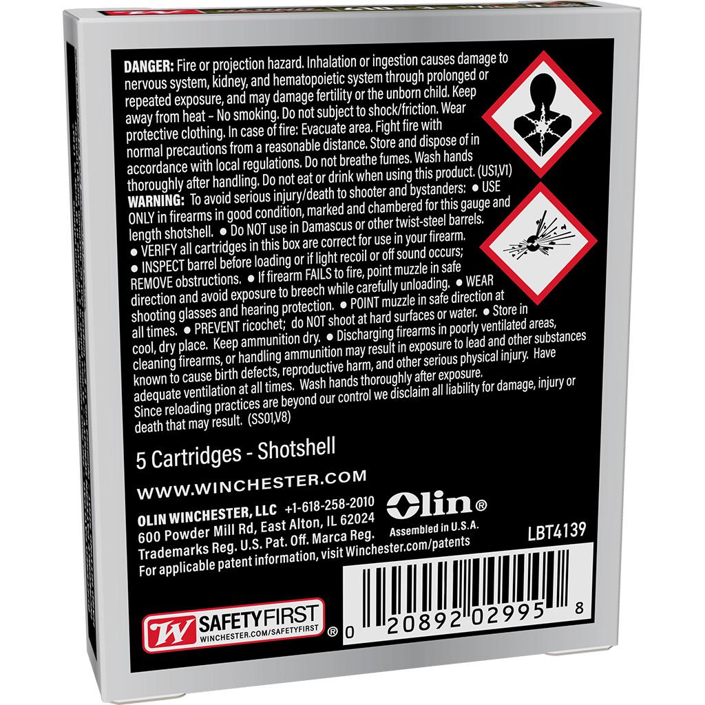 Winchester Long Beard Tungsten Shotshell 410ga 3" 13/16oz 1100 fps #9 5/ct Picture of Winchester Ammunition WINCHESTER LONG BEARD TUNGSTEN 410 GA 3'' #9 TS17 13/16 OZ 5/RDS