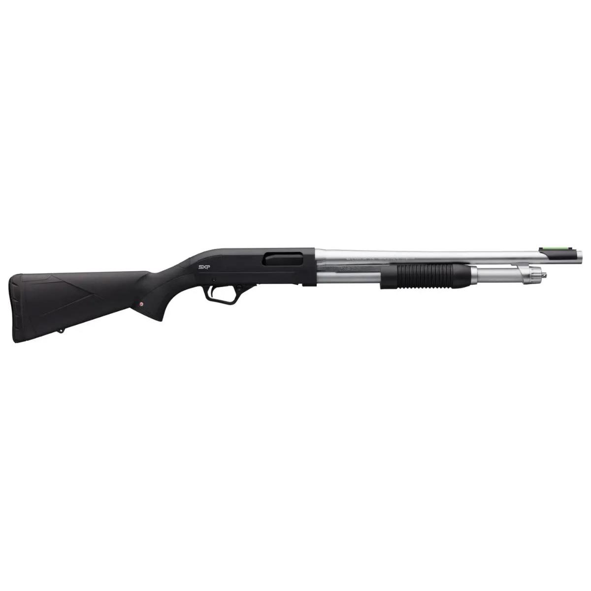 Winchester SXP Marine Defender Shotgun 12ga 3" Chamber 5rd Capacity 18" Matte Chrome Barrel Black Synthetic Stock