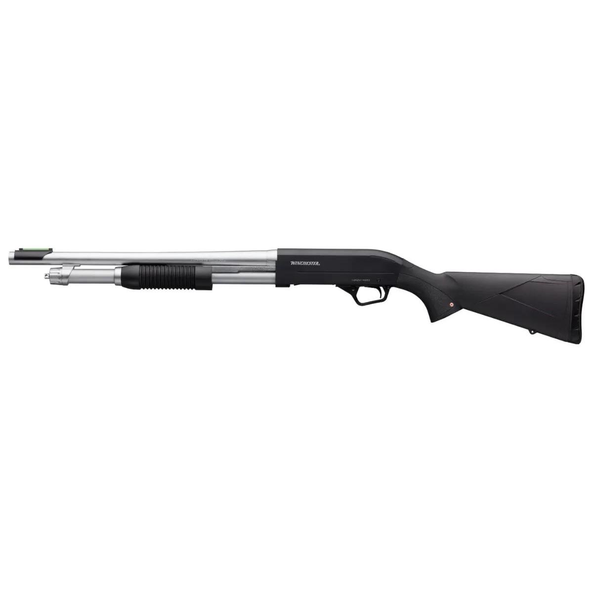 Winchester SXP Marine Defender Shotgun 12ga 3" Chamber 5rd Capacity 18" Matte Chrome Barrel Black Synthetic Stock Picture of Winchester Repeating Arms / Browning SXP MARINE DEF12-318 INV+1