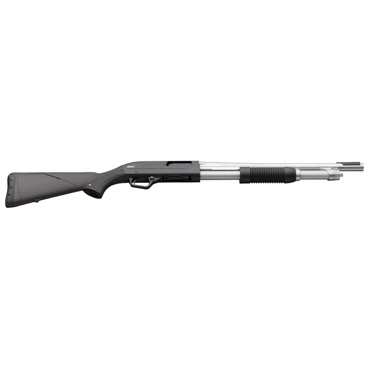 Winchester SXP Marine Defender Shotgun 12ga 3" Chamber 5rd Capacity 18" Matte Chrome Barrel Black Synthetic Stock Picture of Winchester Repeating Arms / Browning SXP MARINE DEF12-318 INV+1