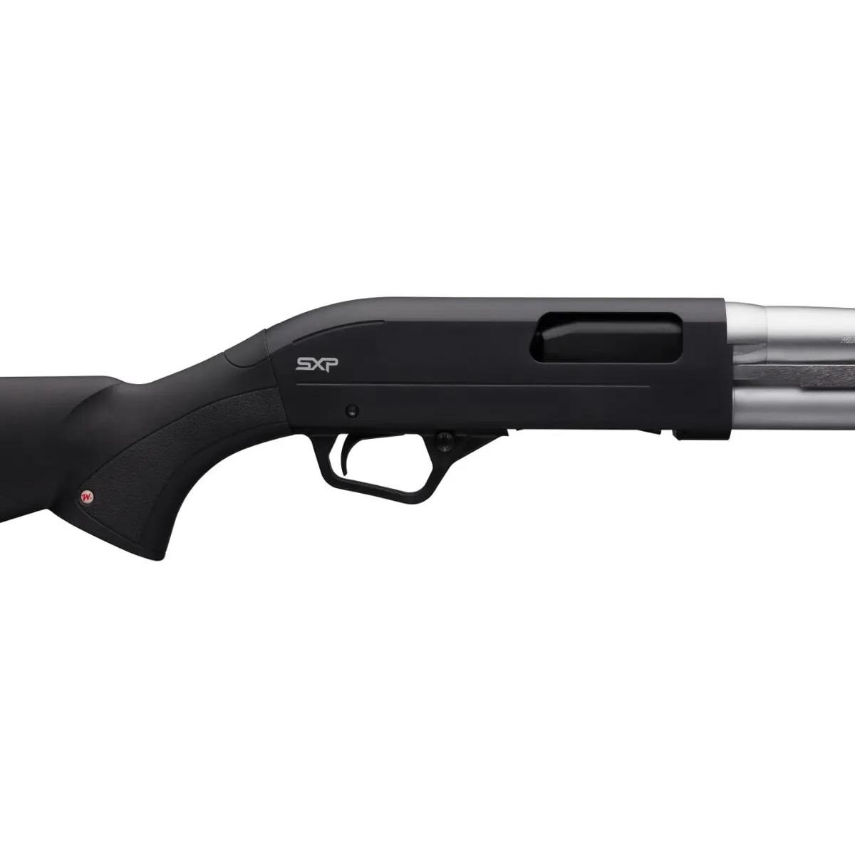 Winchester SXP Marine Defender Shotgun 12ga 3" Chamber 5rd Capacity 18" Matte Chrome Barrel Black Synthetic Stock Picture of Winchester Repeating Arms / Browning SXP MARINE DEF12-318 INV+1
