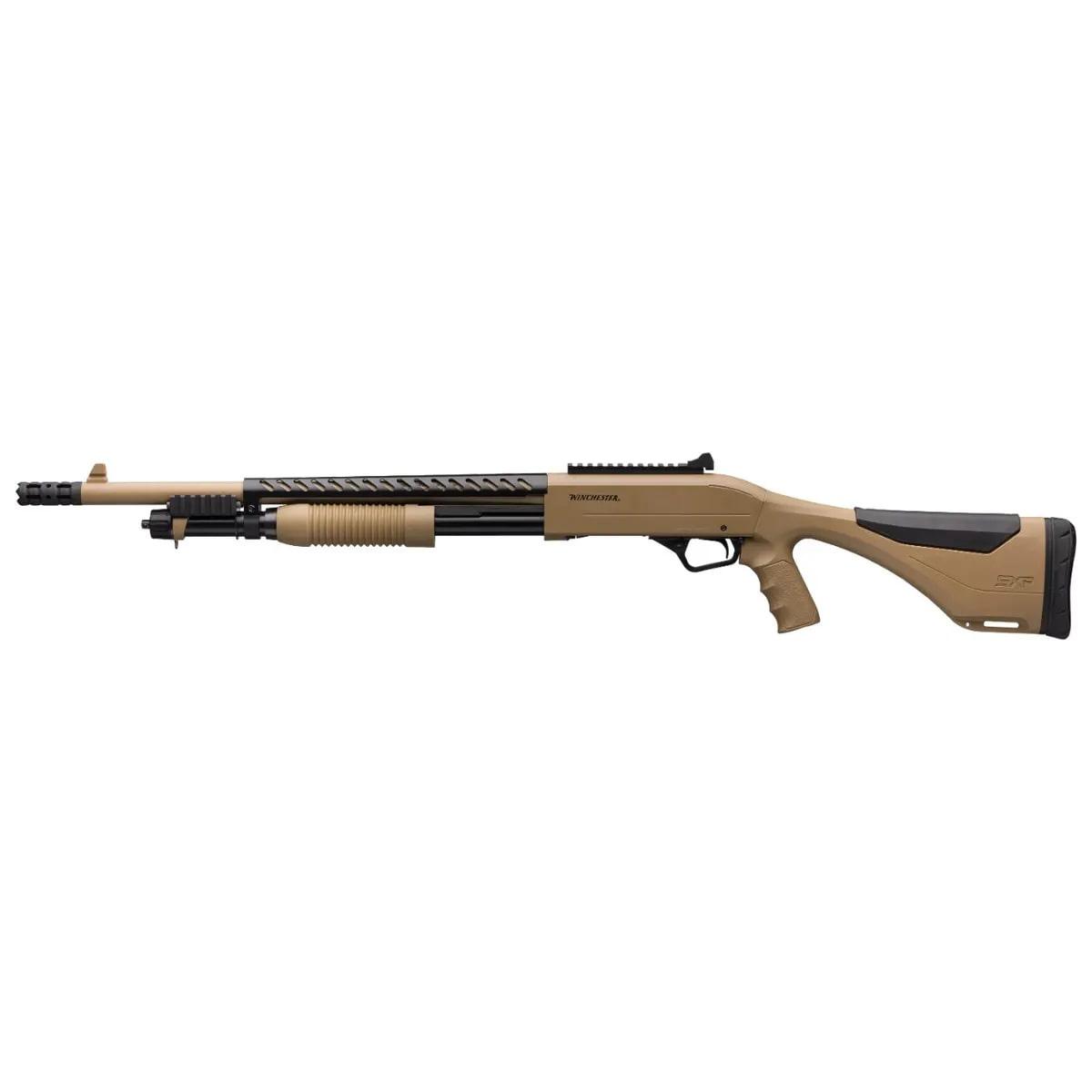 Winchester SXP Extreme Defender FDE Shotgun 12ga 3" Chamber 5rd Capacity 18" Barrel FDE Stock Picture of Winchester Repeating Arms / Browning SXP EXTM DEF FDE12-318INV+1