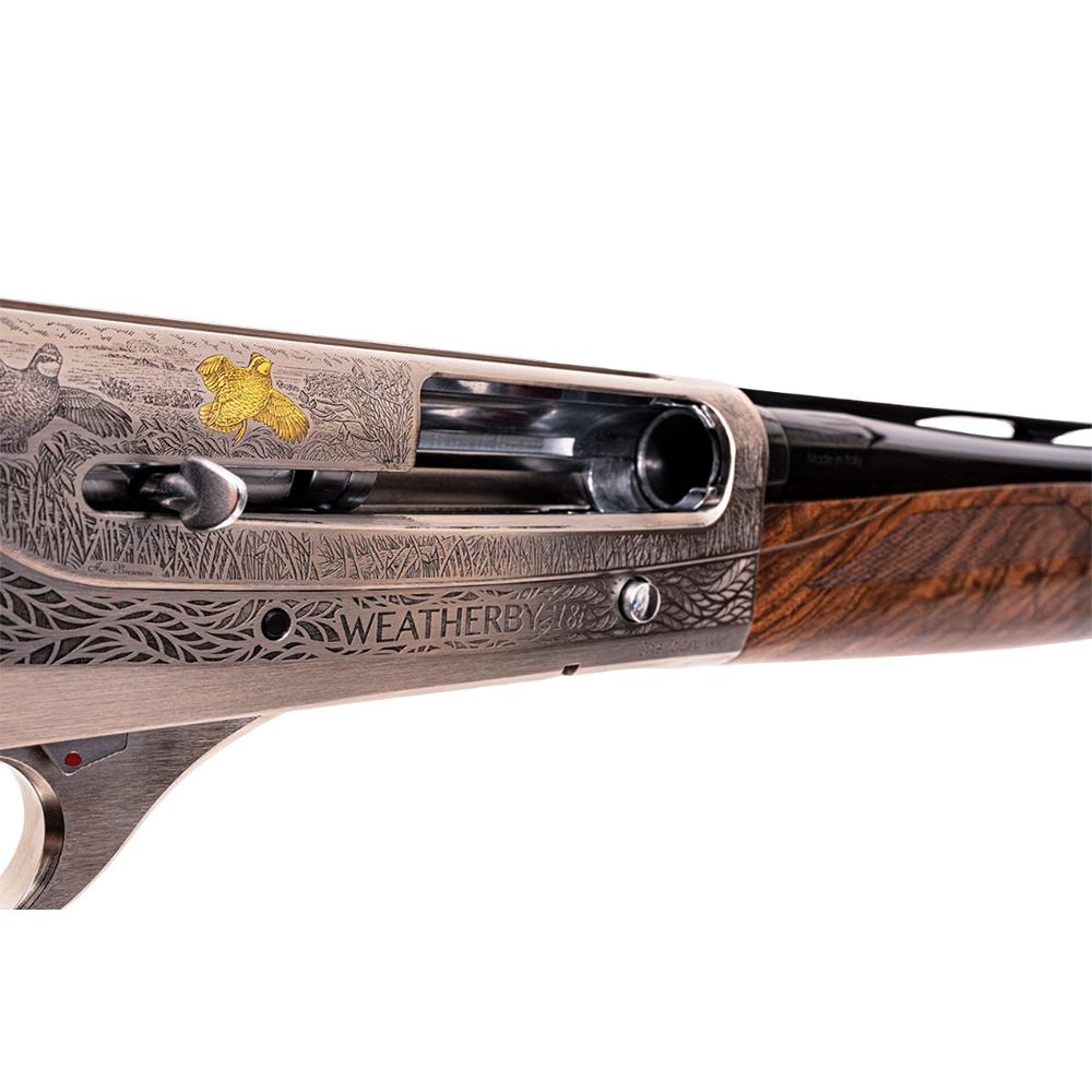 Weatherby 18i Limited Shotgun 20 ga 3" Chamber 2rd Capacity 28" Barrel Walnut Picture of Weatherby Weatherby 18i LMTD 20Ga 28In Nkl Rcvr Matte Wlnt Stk