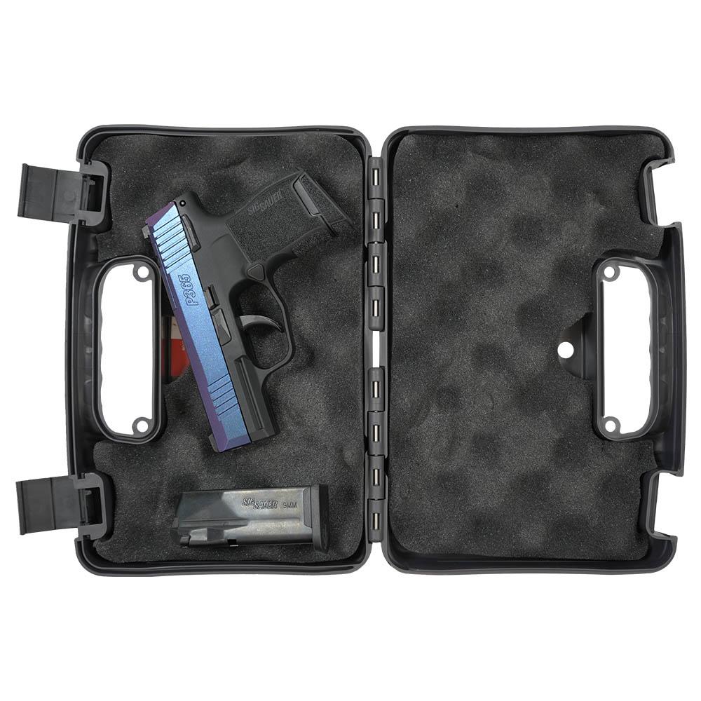 Sig Sauer "Mongoose Purple" P365 Optic Ready Handgun 9mm Luger 10rd Magazines(2) 3.1" Barrel X-RAY 3 Sights Manual Safety Picture of Sig Sauer P365 9MM 3.1IN BLK STRIKER XRAY3 OPTIC READY 2 MAGS MANUAL SAFETY-Mongoose