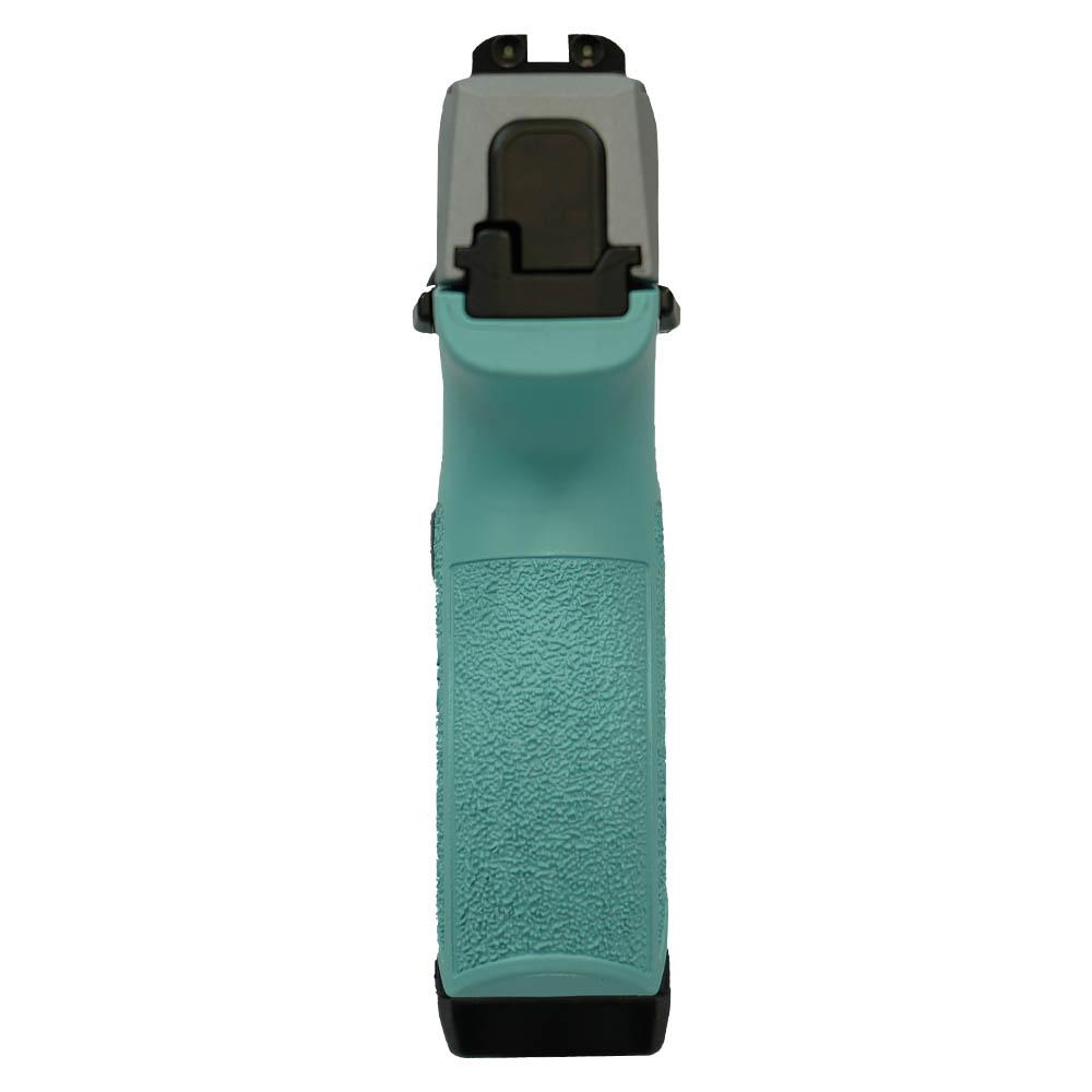 Sig Sauer "Silver Slide/Robin's Egg Blue Frame" P365 Optic Ready Handgun 9mm Luger 10rd Magazines(2) 3.1" Barrel X-RAY 3 Sights Manual Safety Picture of Sig Sauer P365 9MM 3.1IN BLK STRIKR XRAY3 OR 2 MAGS MANUAL SAFETY-ROBINS EGG BLUE